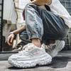Men's Spring Shoes Tire Sole Mesh Height-enhancing Dad Shoes Summer Versatile Casual Sports Shoes