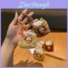 Treehouse Squirrel Plush Keychain With Pressing Toy For Kids And Collectors