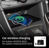 15W Wireless Charger Mobile Phone Fast Charging Holder PVC For Subaru XV Impreza