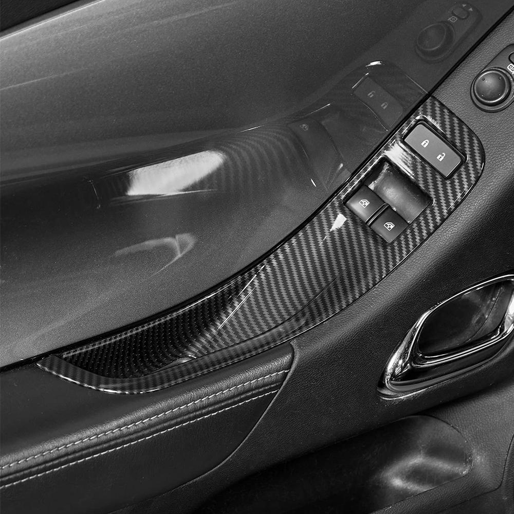 Car Window Lift Switch Control Panel Cover for Chevrolet Camaro 2010 2011 2012 2013 2014 2015 Interior Mouldings