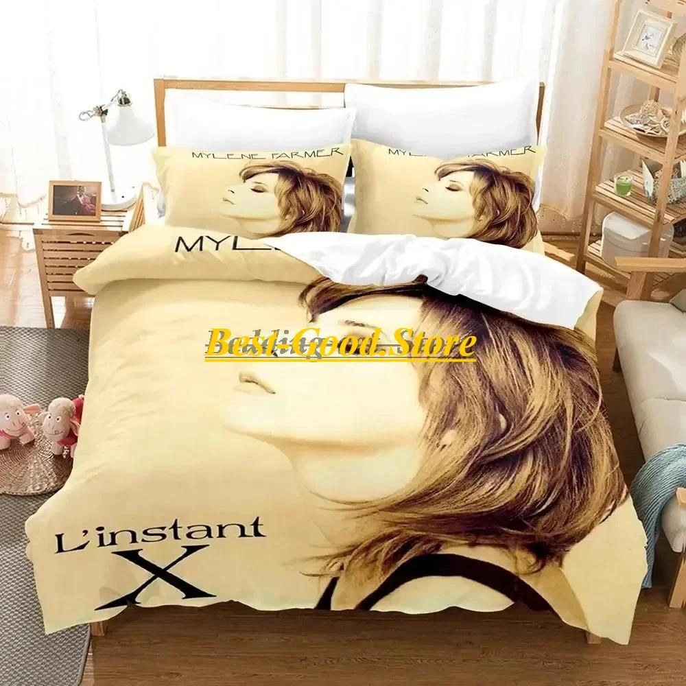 Butterfly Mylene Farmer Bedding Set Duvet Cover Sheet Printed Bed Set Pillowcase Bed Full Queen King Size Comforter Bedroom