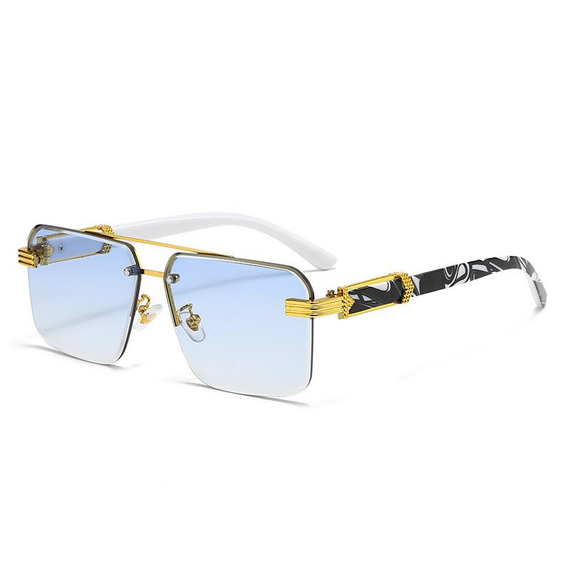 New Vintage Square Sunglasses Women Men Frameless Rectangle Sun Glasses Female Eyewear for Male Female Eyeglasses