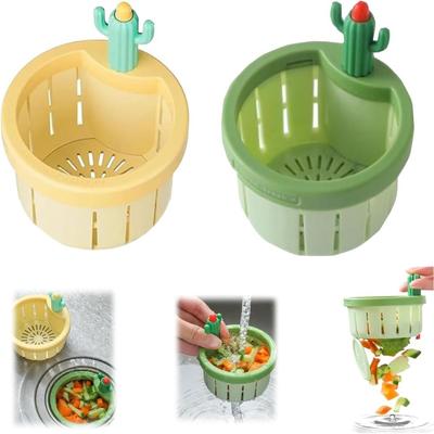 Raccoglitore per Rifiuti Alimentari Cestello Scarico Lavello Tappo a Tenuta Stagna Cestello Filtro per Accessori da Bagno