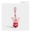 Cute Plush Animal Keychain Bear Cat Pig Rabbit Bag Charm Car Keyring Women Fashion Accessories Birthday Gift
