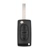 uxcell Car Key Shell Raw Fresh Key Fob Remote Control 3 Buttons Compatible with Peugeot for 207 307cc 308