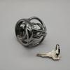 Prevent Extramarital Sex,Testis separate Cock Cage,Stainless Steel Male Chastity Device,Penis Lock,Cock Ring,Chastity Belt, M130