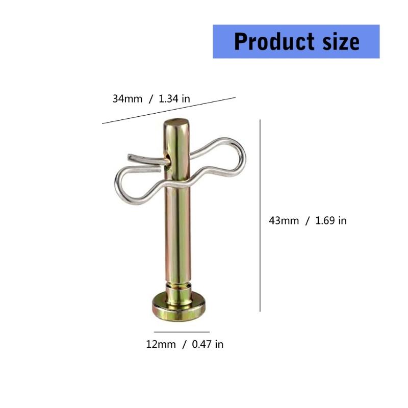 Pack Of 20 Snowblower Parts Including Shear Pin and Cotter Pin for Efficient Snow Removal