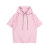 Men's Summer Quick-Drying Short-Sleeve Hooded Sports Top