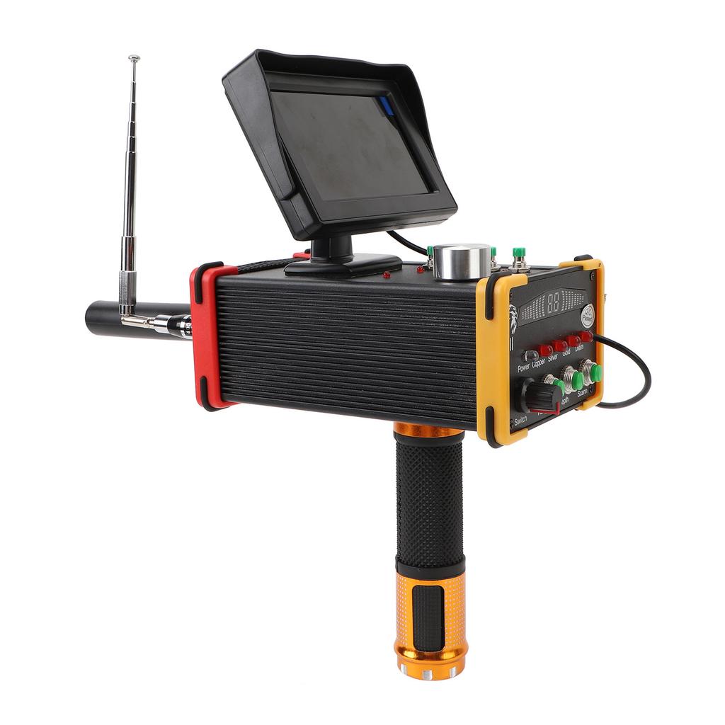 Metalldetektor 15m dybde 1000 meter underjordisk metallskanner høy nøyaktighet gull sølv kobber