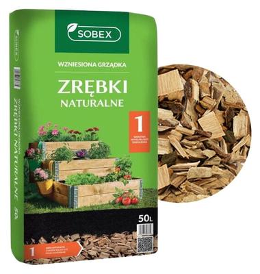 Rindenmulch für dekoratives Gartenhochbeet 50L