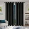 1PC Total Privacy Safe and Odorless Curtains for Living Room and Bedroom Solid Blackout Curtains with Grommets