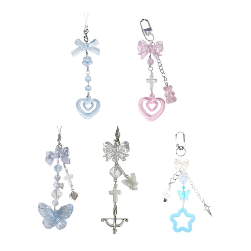 Fashionable Keycord Stylish Phone Pendant Card Book Pendant Key Lanyard Lovely Bag Pendant Suitable for Any Occasion