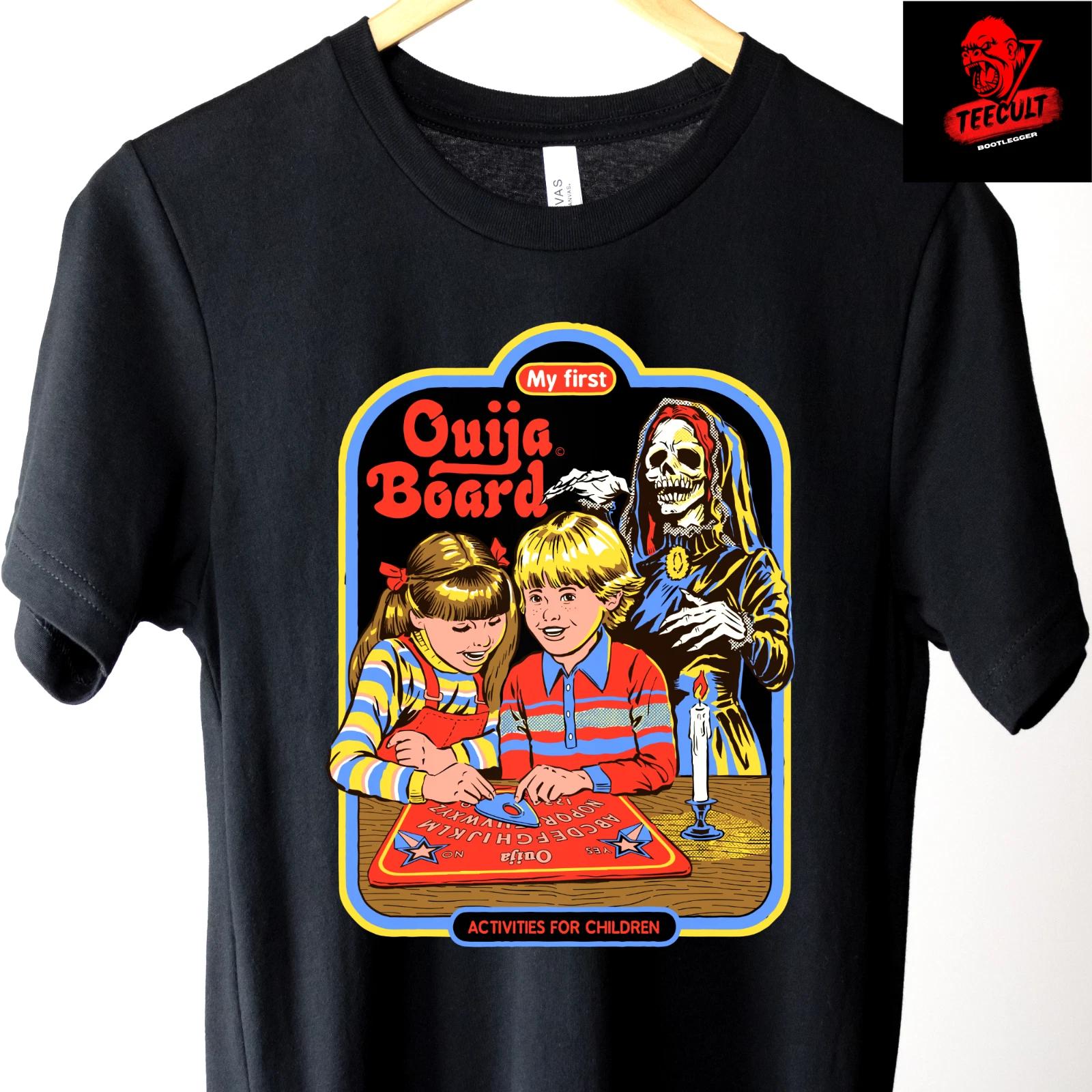 Men s and Women s T-shirts Ouija Board Steven Rhodes Adult Dark Humor Retro Horror XS