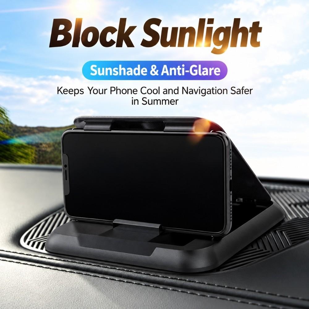 Adjustable Car Phone Holder Foldable Phone Mount Car Supplies Dashboard Phone Stand  Car