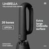 Oversized Reinforced Windproof Rainproof Dual-use UV Resistant Fully Automatic Rotating Ring Buckle Umbrella Fold Double Keel