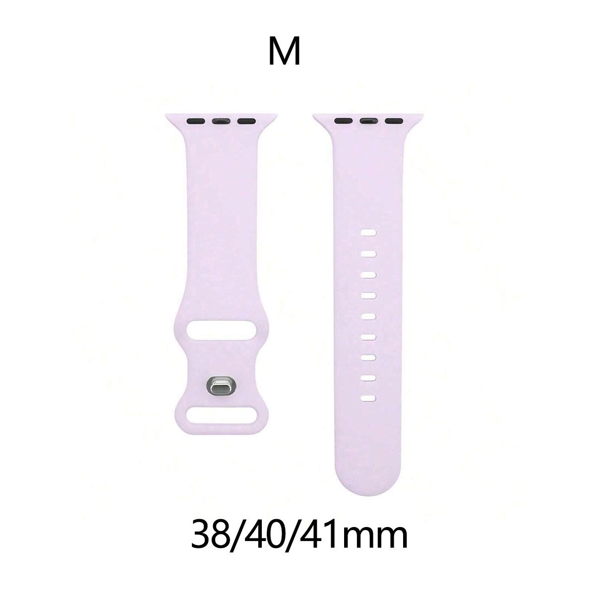 

1 шт. - Мягкие силиконовые водонепроницаемые спортивные ремешки, Прочные сменные ремешки для Apple Watch, Унисекс-дизайн для женщин и мужчин