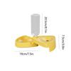 Dog Food And Water Bowl Automatic 500ml Pet Feeder Puppy Feeding Dispenser For Balcony Apartment Indoor Outdoor Winter Home