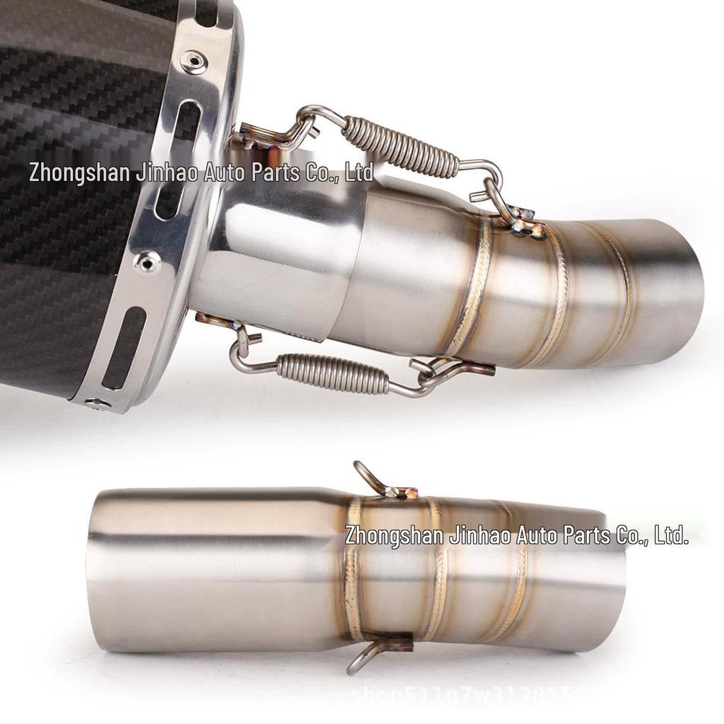 Benelli Leoncino 500 Stainless Steel Modified Mid-Pipe for Motorcycle Exhaust Enhancement