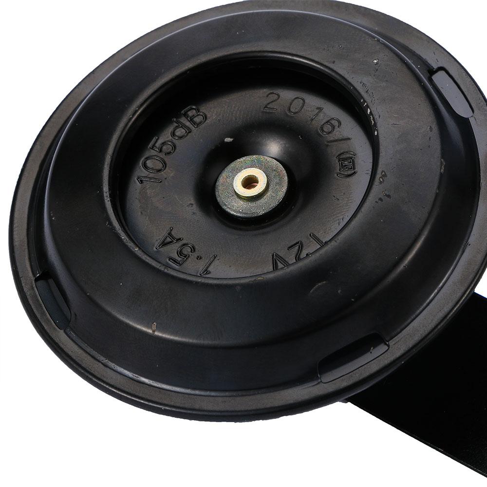 Durable Black Noisy 12V Warn Car Accessory Automobile Part Trumpet Claxon Horn