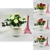 Camellia Sp Green Plant Indoor Decor With Plastic And Silk For Home And Wedding Use