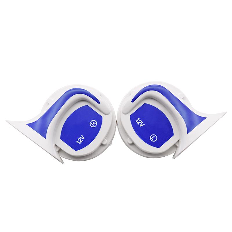 2pcs 12v 115DB Hella Super Loud Compact Electric Blast Tone Car Air Horn Kit For Motorcycle and Car 335HZ/400HZ