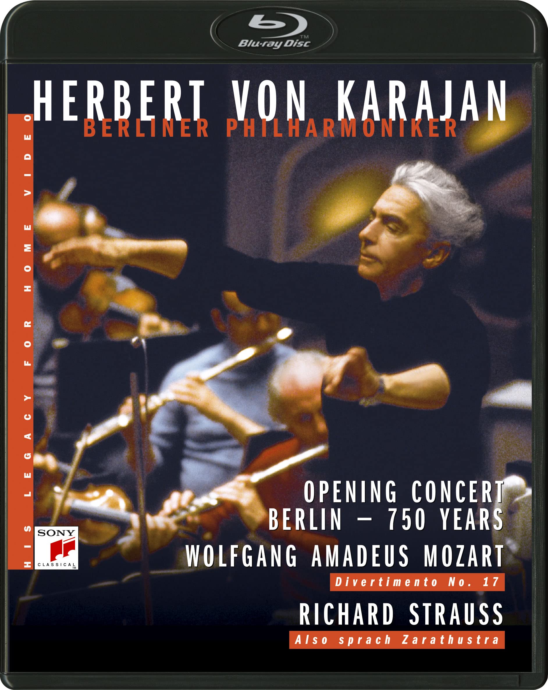 

Karajan s Legacy: Berlin s 750th Anniversary Concert Mozart: Divertimento No. 17 / R. Strauss: Symphony Thus Spoke Zarathustra (Blu-ray)