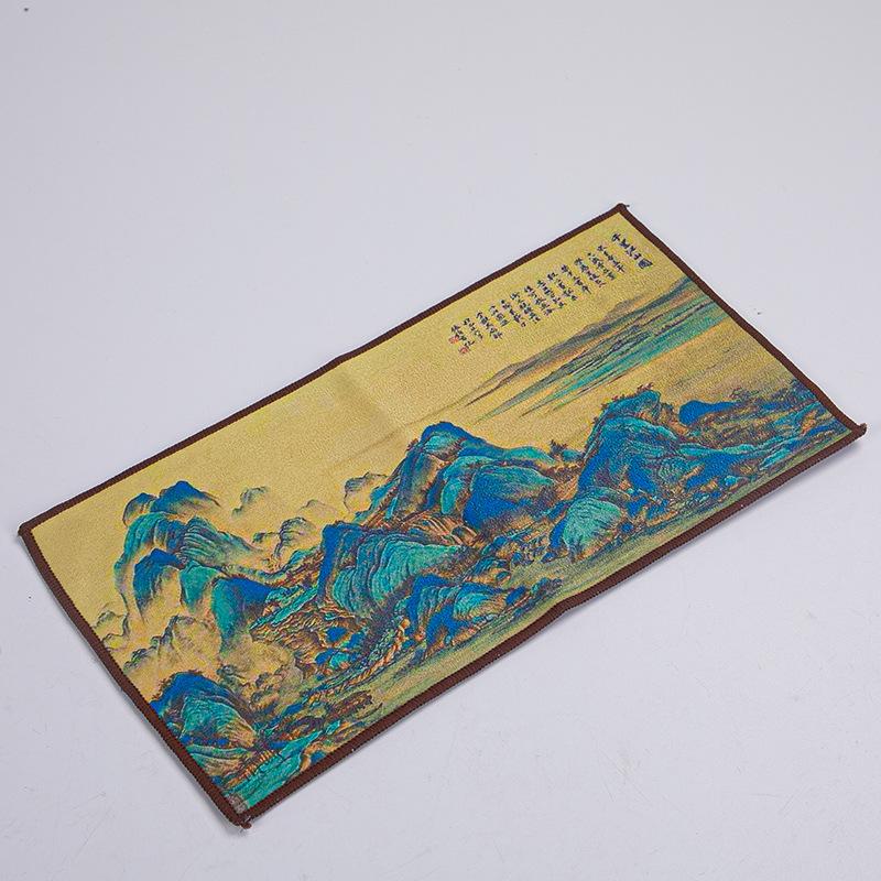 Chinese Multi-use Absorb Water Thickened Table Towel Creative Concise Style Tea Napkins Cloth Tea Ceremony Decoration New