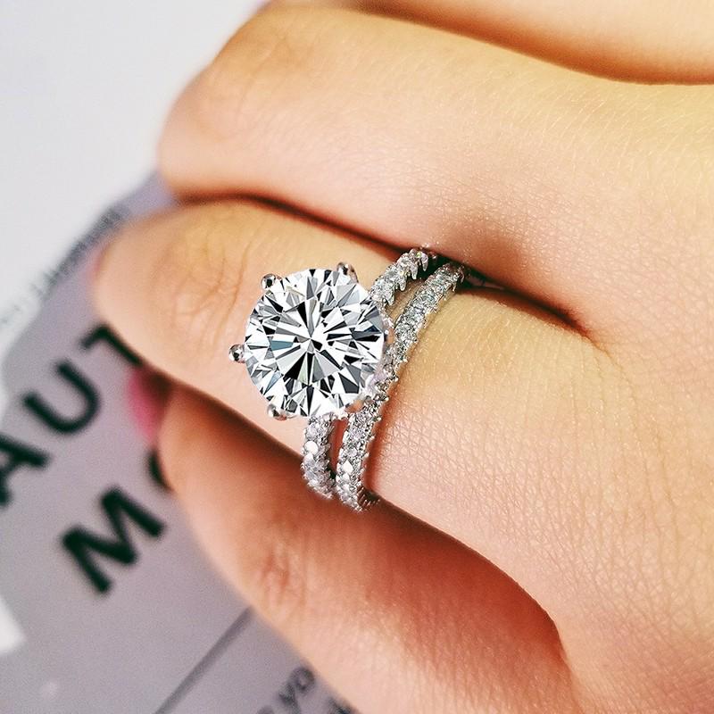 

Европейские и американские женские серьги-кольца с цирконом высокого класса - Нишевый стиль, В наличии Size 6 белый