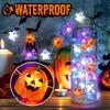 Xiaomi 1pc 20/30 LED Halloween Copper Wire String Light With Mini Ghost Pumpkin Bat Waterproof Fairy Atmosphere Lamp Battery Operated