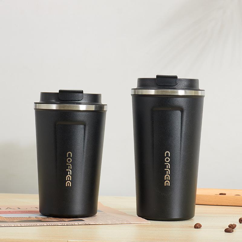 380/510ML Double Stainless Steel Thermo Cafe Coffee Cup Travel Thermal Mug Leak-Proof Thermos Bottle Tea Coffee Mug Vacuum Cups