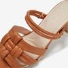 Portfolio Portfolio By ESquire Women S SheepSkin Soft Padded twiSted Two Way SandalS Camel