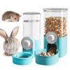 Hanging Automatic Pet Food Feeder/water Dispenser Gravity Cat Auto Feeder Waterer Set Pet Feeding Product For Puppy Cats Rabbit