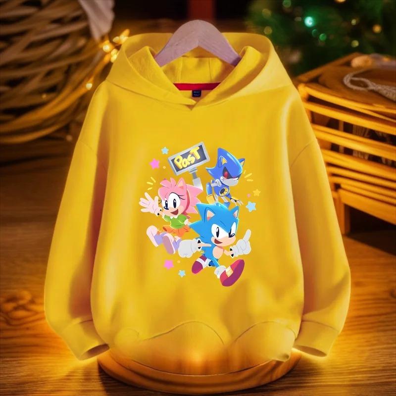 Children's Cartoon Print Fashion Sweatshirt Casual Versatile Hoodie Sweatshirts Kids Unisex