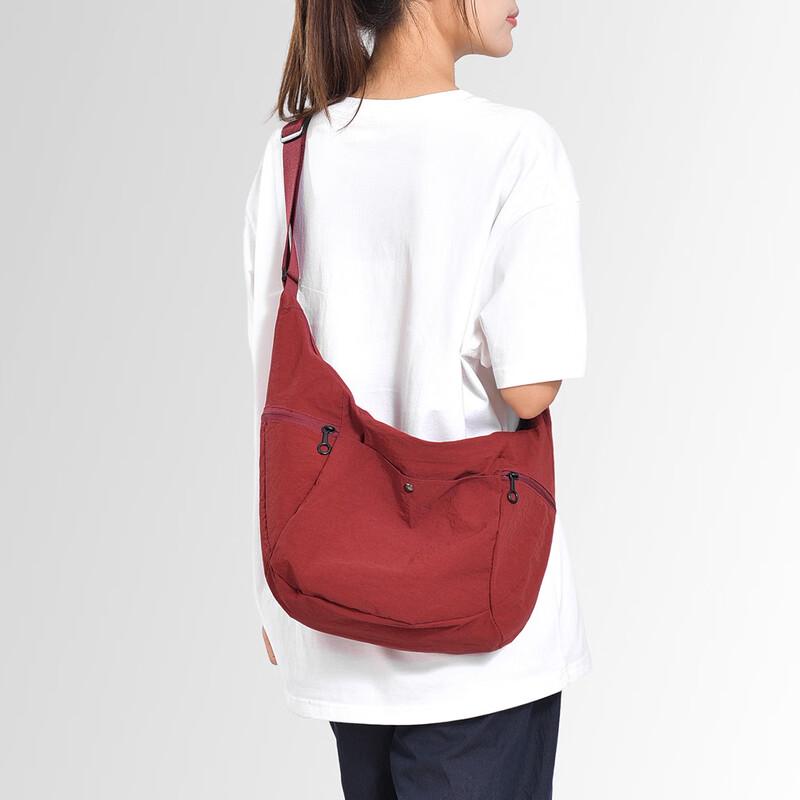 HUIHUADU Nylon Dumpling Shoulder Bag