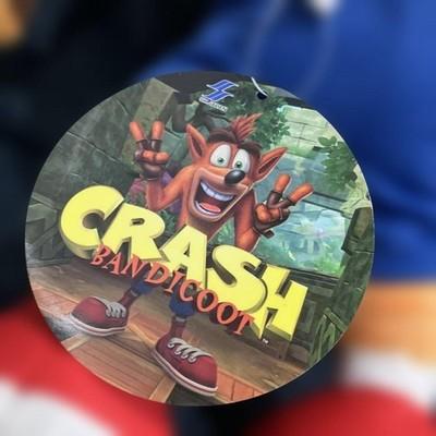 2024 Crash Bandicoot BIG Plush 45cm Jumbo Doll Stuffed Toy SK Japan Tag