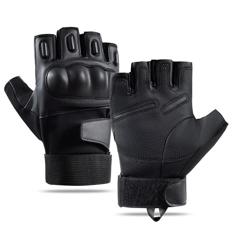Tactical Half-Finger Gloves Men Military Style Training Workout Cycling Motorbike Use Touchscreen Compatible