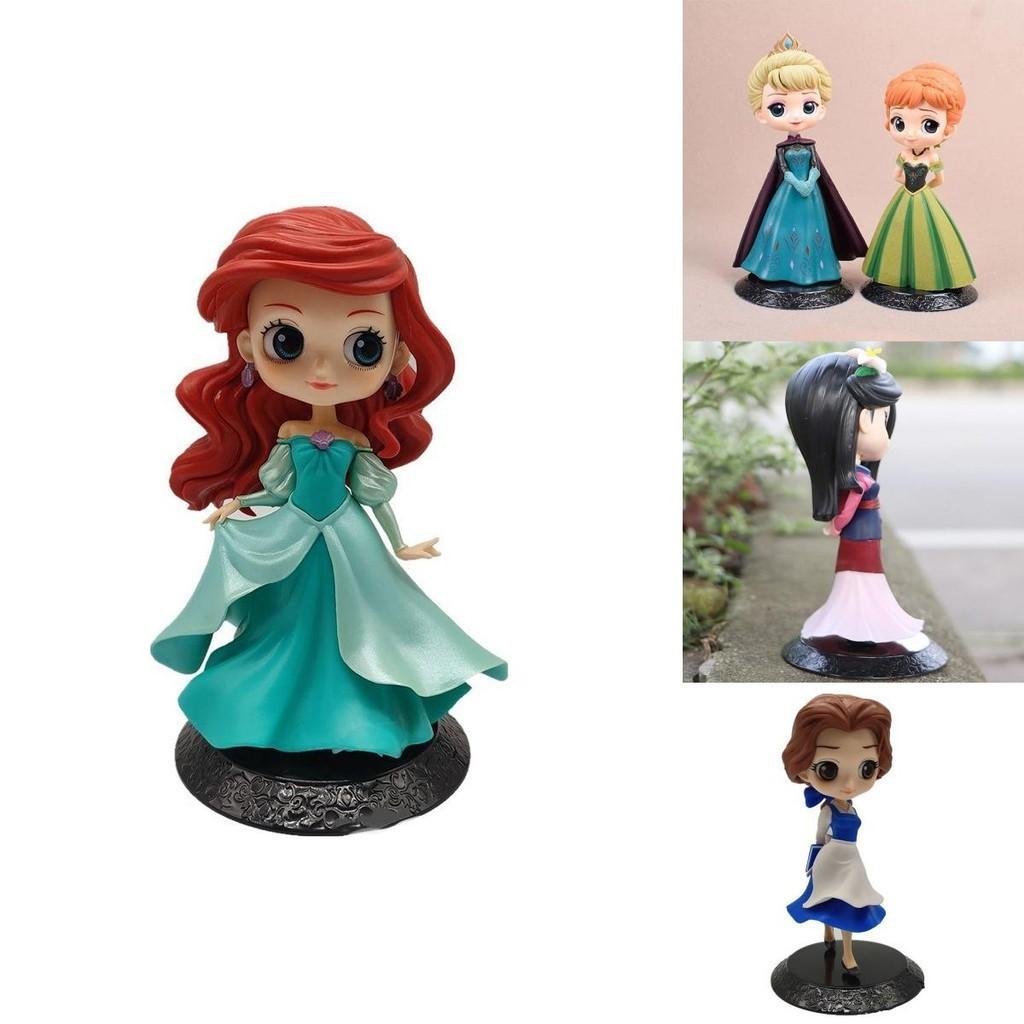 Magical Disney Princess Action Figures Toys Anna Elsa Ariel Rapunzel Ideal For Birthday Gifts