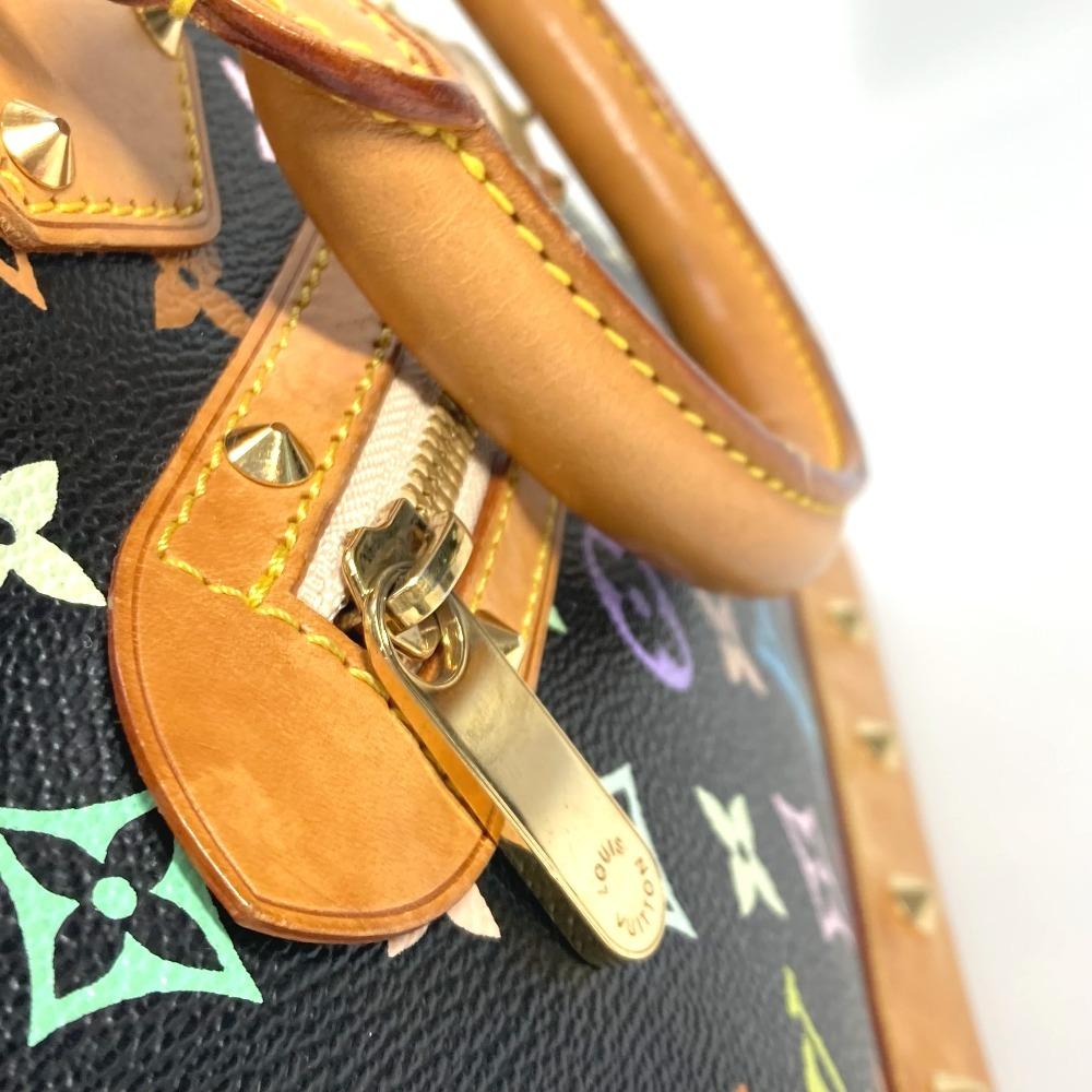 Louis Vuitton M40444 MonogramMulticolore Alma PM Tote Bag Hand Bag Noir Black