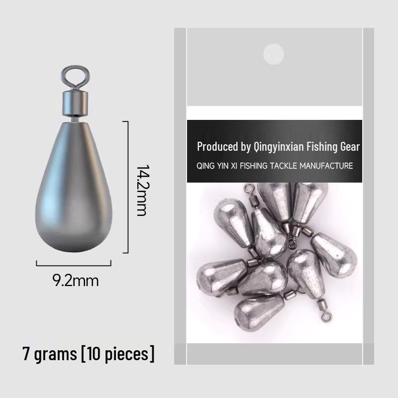 Diaozhizhu Alloy Drop Shot Sinker - Tungsten Steel Alternative for Texas Rig.