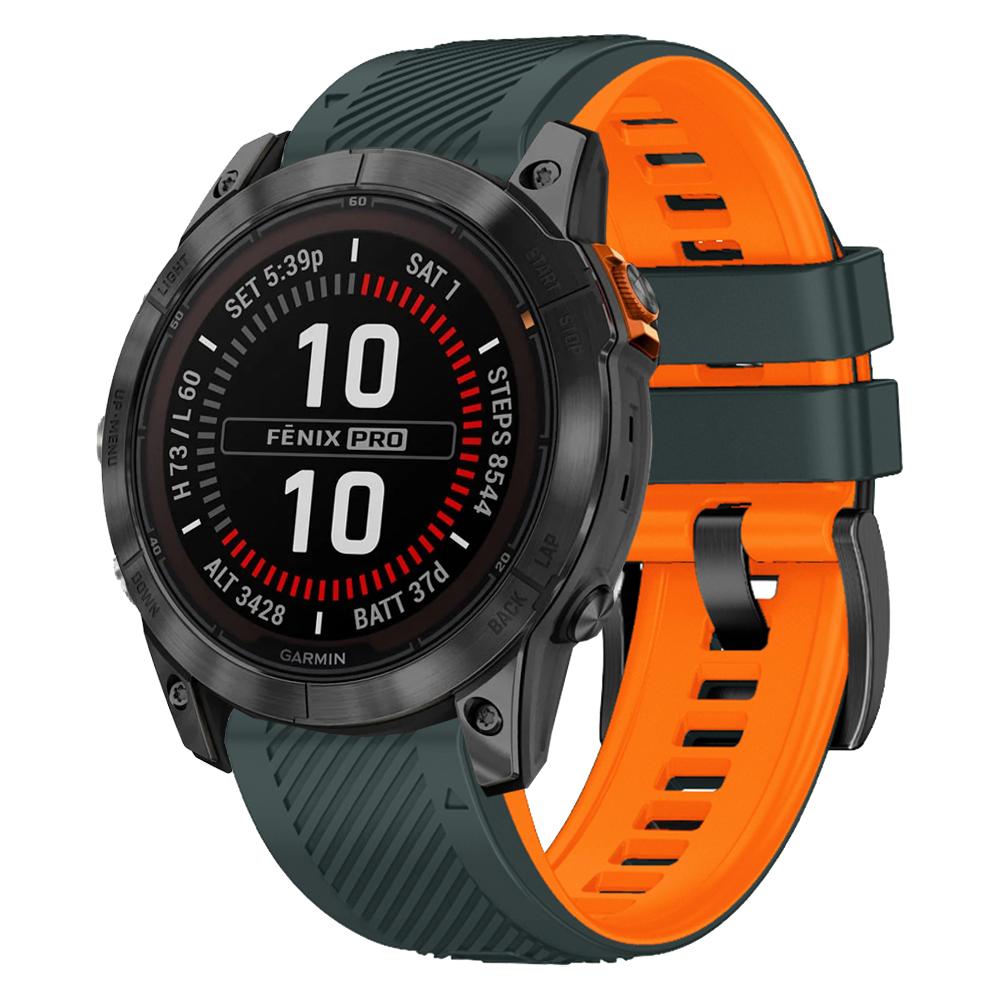 QuickFit 22mm 26mm Silicone Watch Band For Garmin Fenix E 8 5 5X 6X 7 7X/Epix Pro Gen 2 TACTIX/Mk2 Mk2i G1/MARQ/Enduro 3 2 Strap
