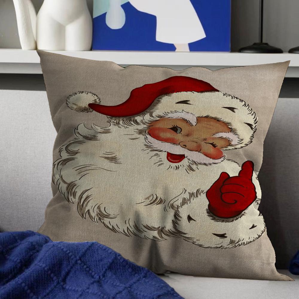 Merry Christmas Pillow Anime Pillow Sofa Bed Head Pillow Cover Cushion Cover 45x45 Cm Fashion