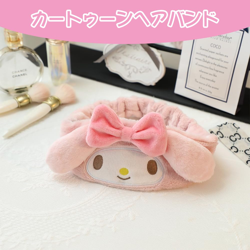 Cinnamoroll Hair Sanrio Hairband for Washing Your and Easy To Perfect for and A Great Gift for Birthdays and Other Unisex Turban, Face, Wide,