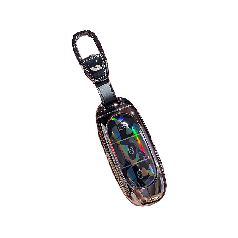 Advanced Metal Protective Key Case for Li Auto L9/L9Max & L8/L7 - Colorful Shell with Secure Buckle