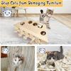 Whack-a-mole Cat Toy Cat Scratching Board Nest Claw Grinding Artifact Self-hi Cat Scratching Board Solid Wood Interactive Puzzle