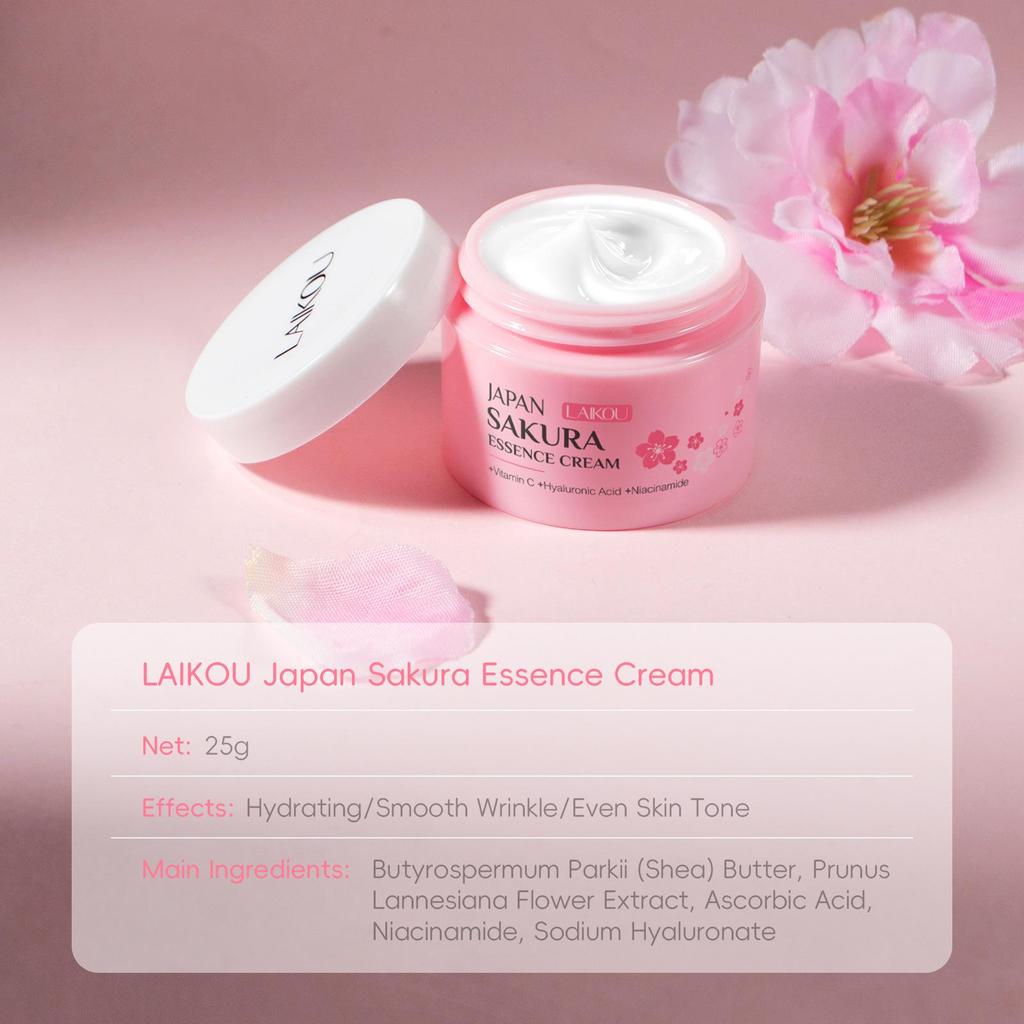 Laikou Sakura 8-Piece Skincare Set - New & In Stock