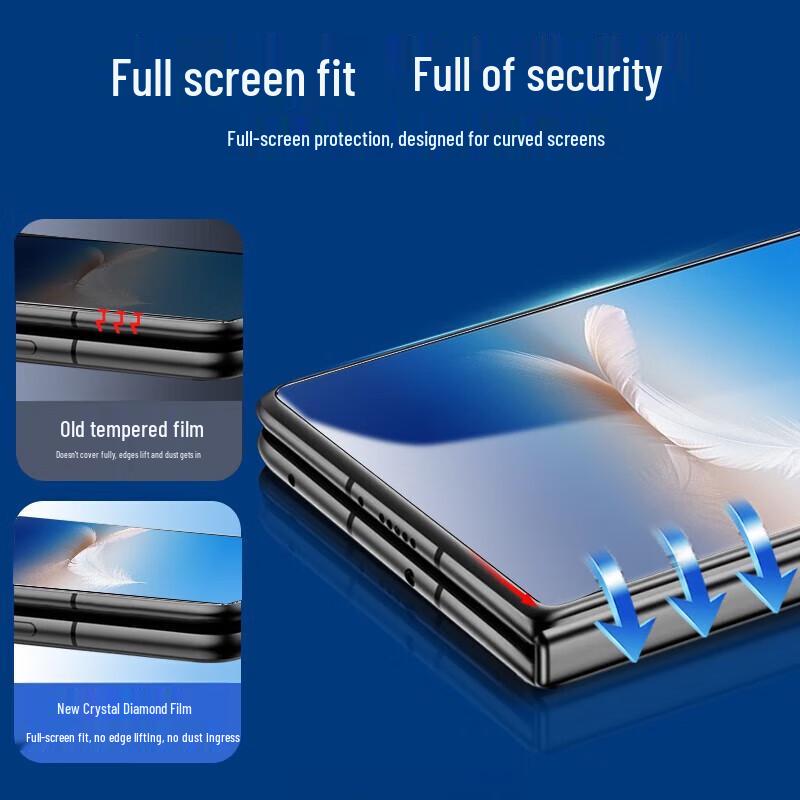 ESCASE Honor Magic Vs2/Vs3 Foldable Tempered Glass Screen Protector