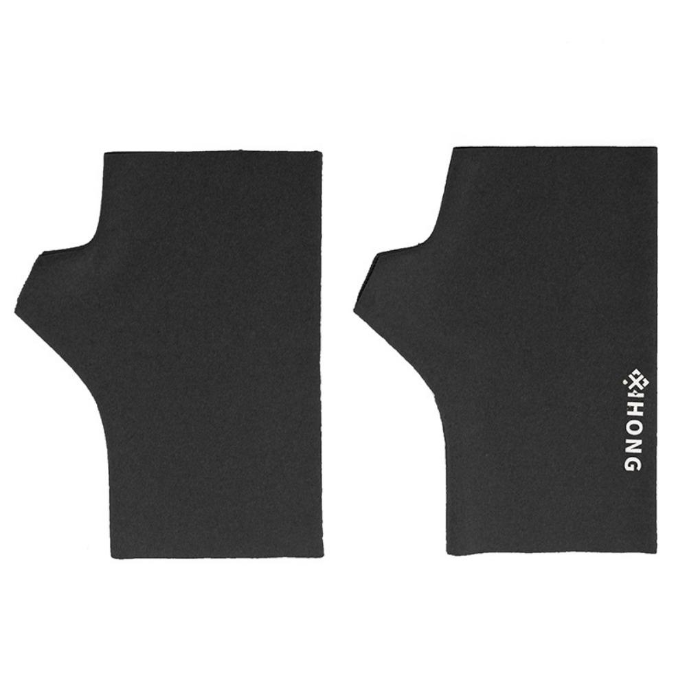 1 Pair Solid Color Wool Fingerless Gloves Women Open Finger Mittens New Nail Art Glove