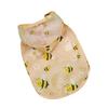 Dog Raincoat Cartoon Print Hooded Dog Rain Jacket with Leash Ring for Small Dogs Waterproof Pet Poncho with 2 Legs
