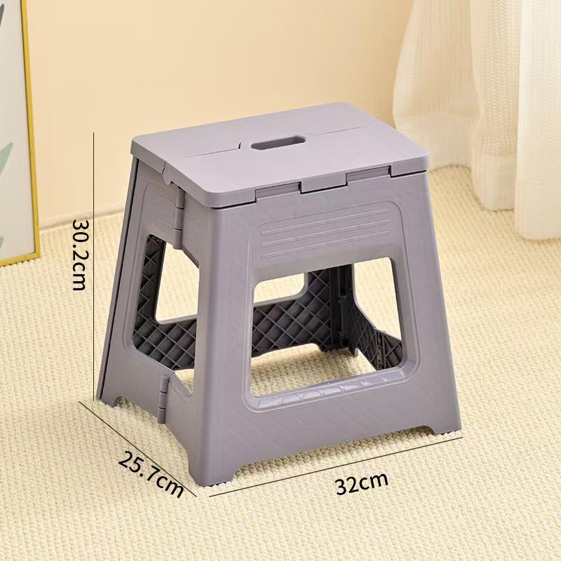 Adjustable Telescopic Folding Portable Plastic Stool for Outdoor Travel, Fishing, and Household Use