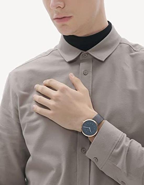 Maven Watches 40mm Artisan Series Minimalist Fashion Watch CLOUD NAVY (STORM 40MM)